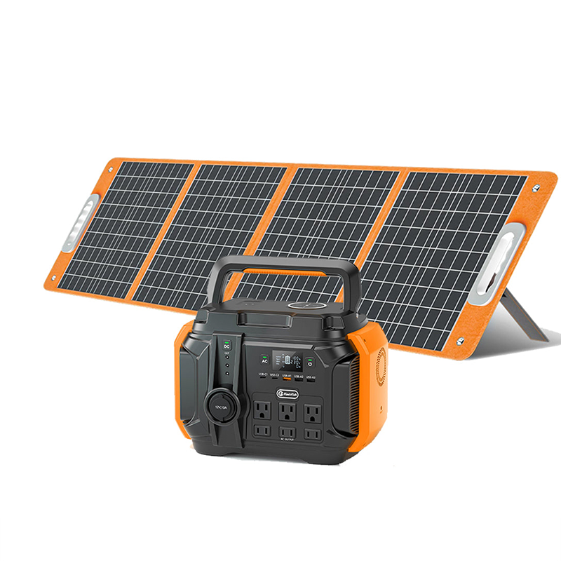 FlashFish A601 portable power station with TSP100w solar panel 